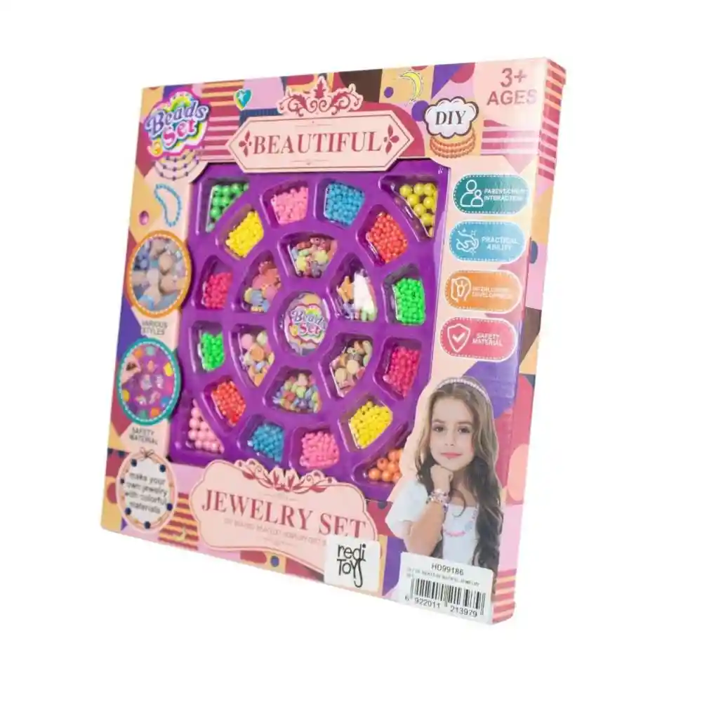 Redi Toys Juego de Beads Beautiful Jewelry