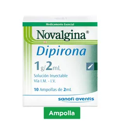 Novalgina 1g Inyectable Ampolla 2ml