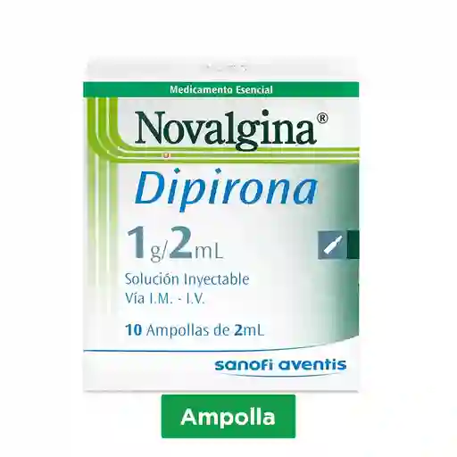 Novalgina 1g Inyectable Ampolla 2ml