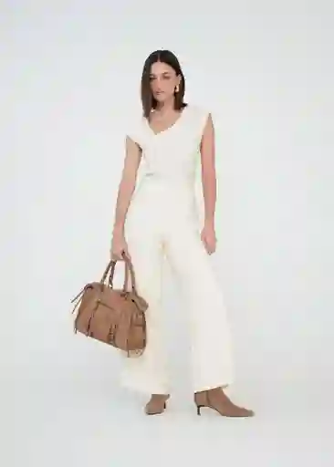 Enterizo Lis Mujer Crudo Novia Claro Talla L 569g352 Naf Naf