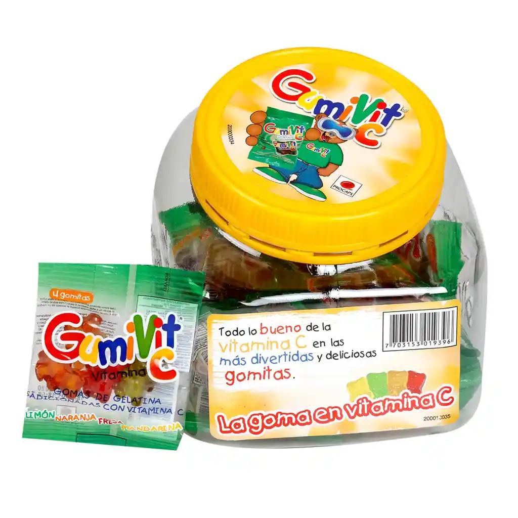 Gumivit C Bombonera con Gomas de Vitamina C 