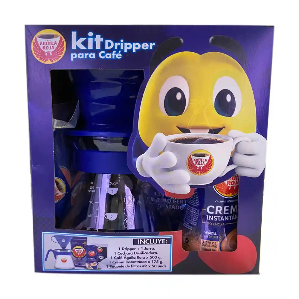 Kit Dripper Café Molido Tradicional Aguila Roja