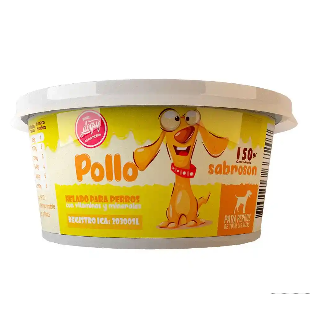 Dogsy Helado para Perros con Sabor a Pollo