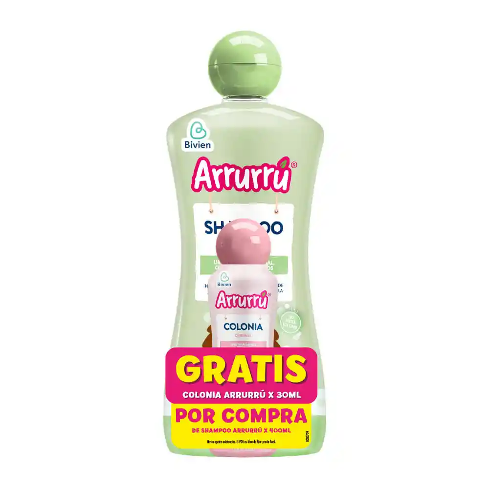 Shampoo Arrurru + Grt. Colonia Rosa