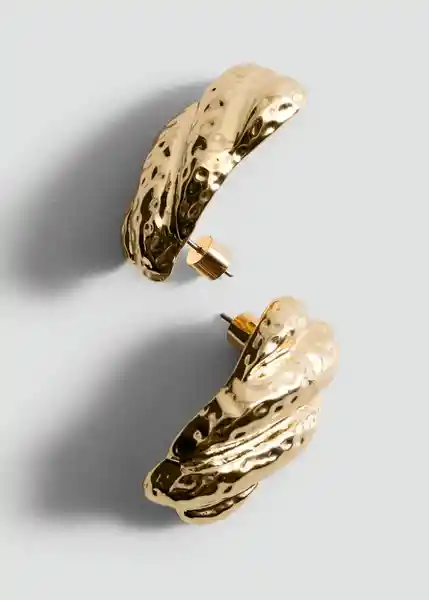 Pendientes Mavi Oro Talla 99 Mujer Mango