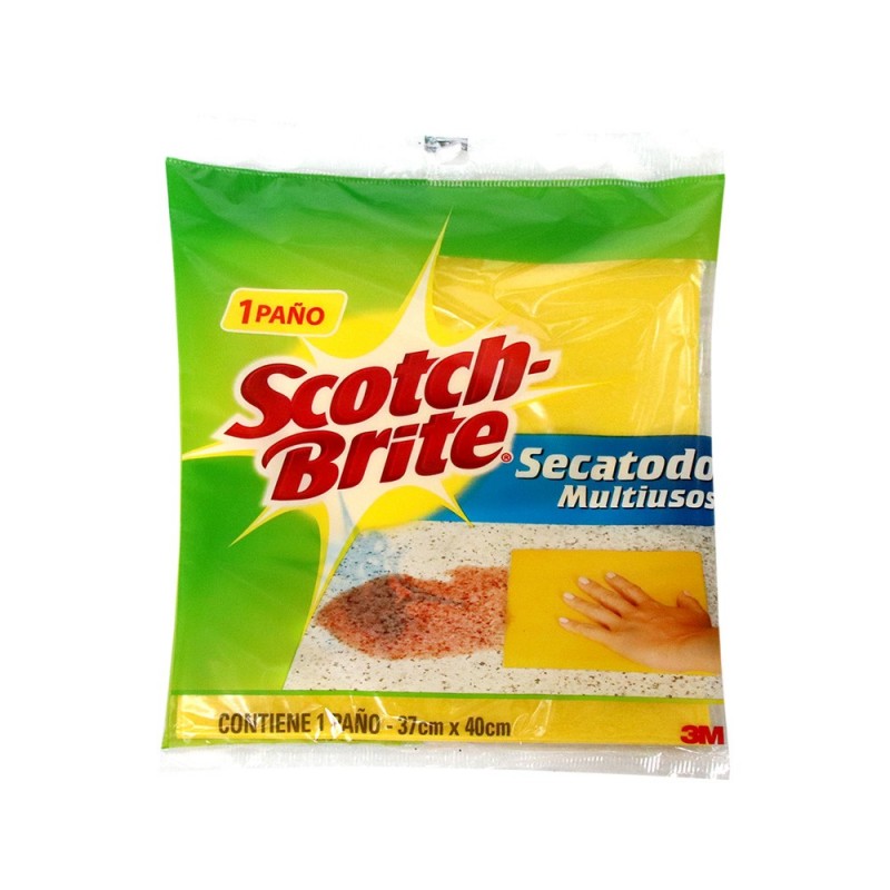Scotch Brite Paño Secatodo Multiusos Amarillo