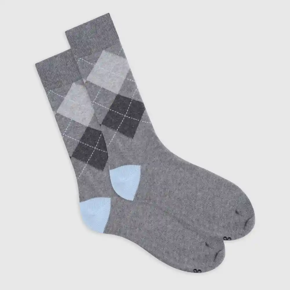 Medias Casuales Largo Para Hombres Shangai X3 Galax Talla 10-12