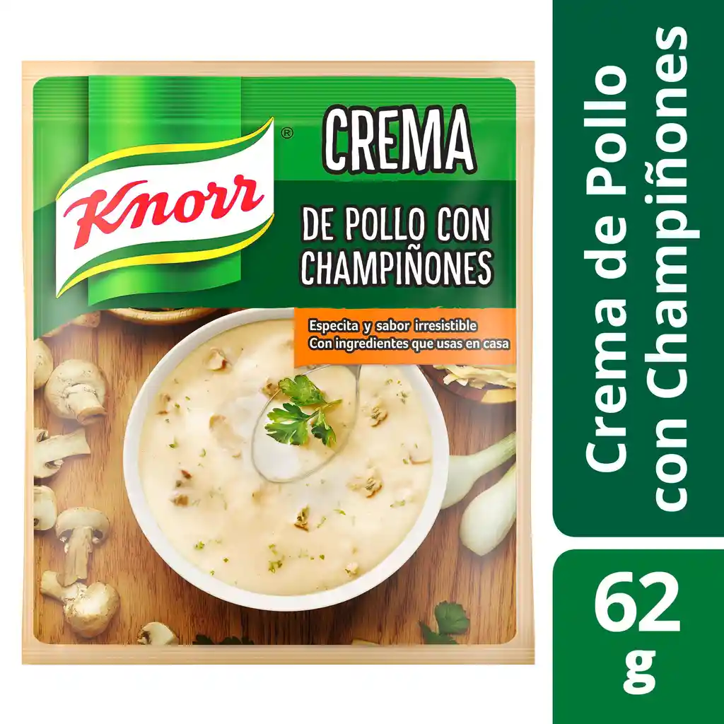 Knorr Crema de Pollo con Champiñones