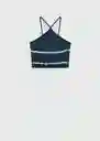 Camiseta Tinat Navy Talla 22 Niñas Mango