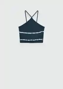 Camiseta Tinat Navy Talla 22 Niñas Mango