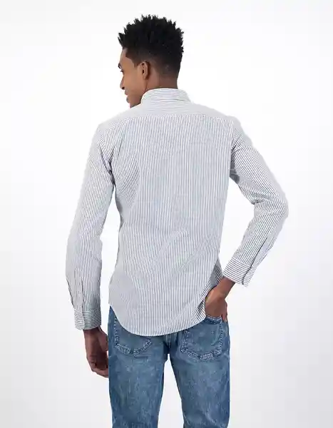 Camisa Hombre Azul Talla Medium American Eagle 01532103