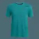 Under Armour Camiseta Seamless Grid Azul T. SM Ref: 1376921-464