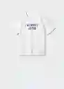 Camiseta Fun Offwhite Talla 12 Niños Mango