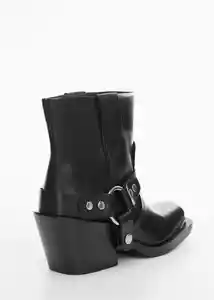 Botines Peter Negro Talla 42 Mujer Mango