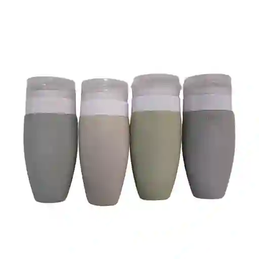 Set 4 Dispensadores de Viaje Evri Br302lt