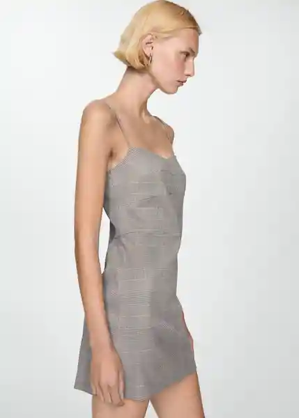 Vestido Sugar Gris Talla M Mujer Mango