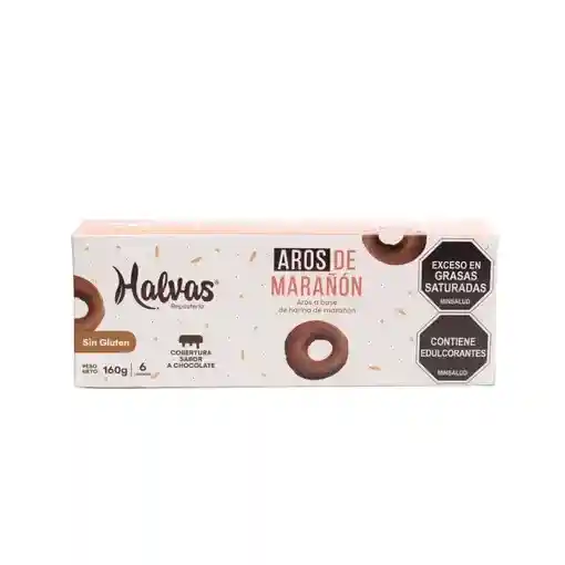 Aros de Marañón Con Chocolate - Halvas