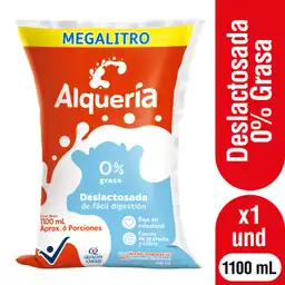 Alquería Leche Deslactosada 0% Grasa