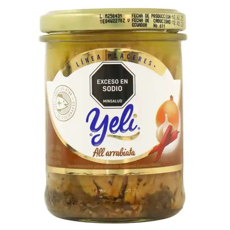 Yeli Atún Lomito Aceite All Arrabiata