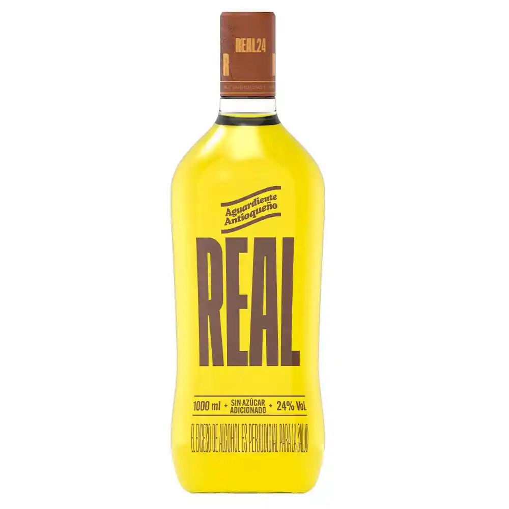 Aguardiente Antioqueno Real 24 (1000 Ml)