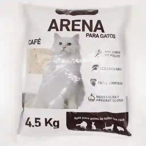 Arena Para Gatos Cafe Argos (4500 Gr)