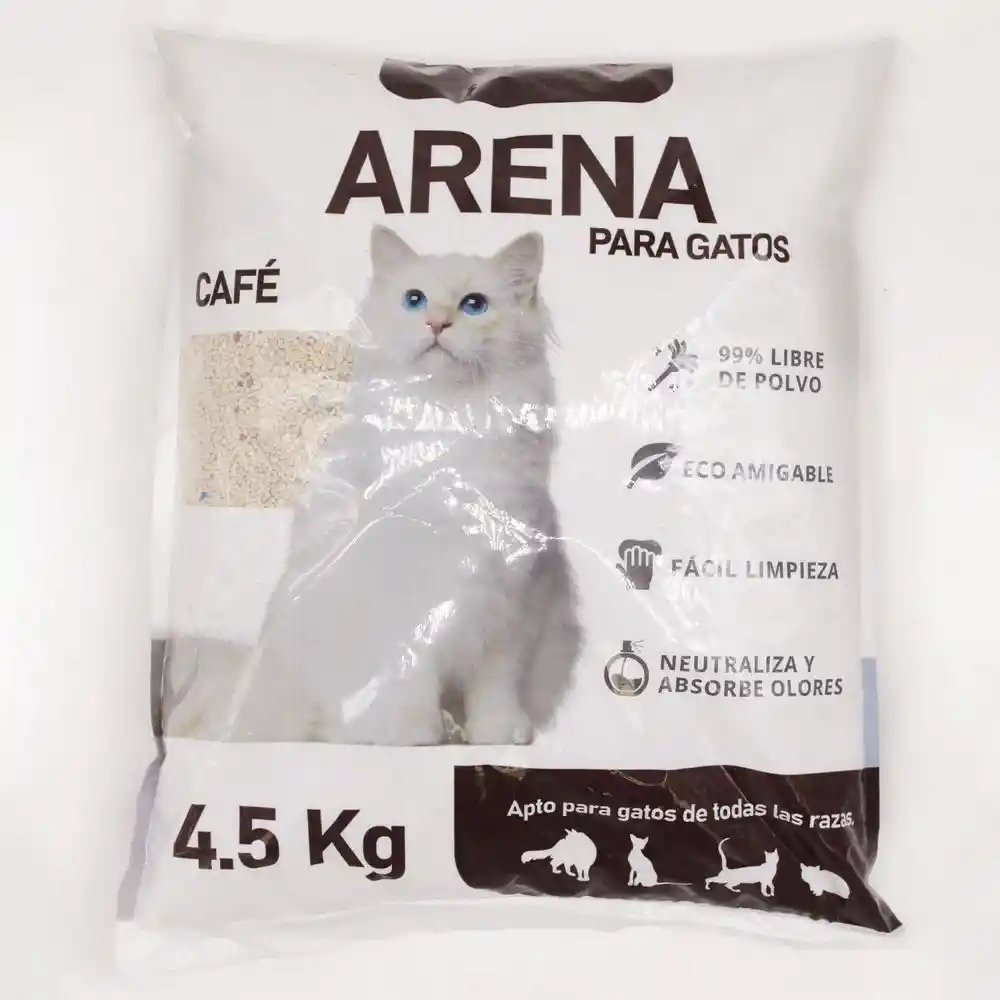 Arena Para Gatos Cafe Argos (4500 Gr)