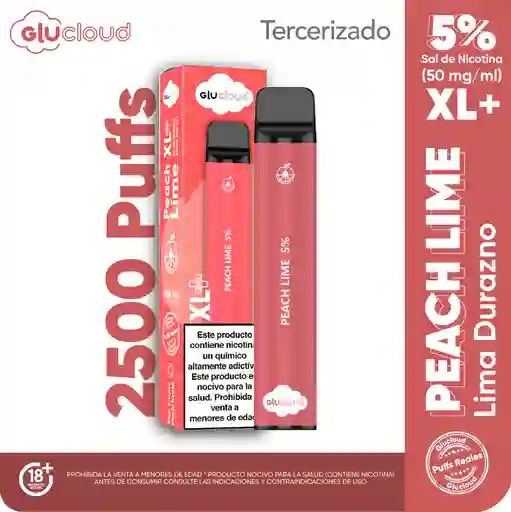 Glucloud Vape Peach Lime XL / 2500 Puff