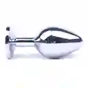 Plug anal en acero talla m con joya