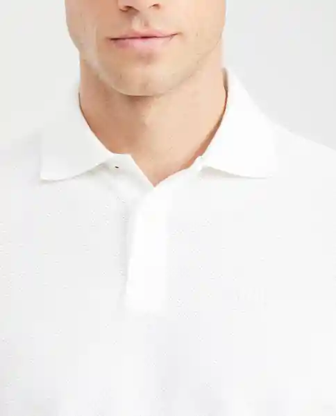 Camiseta Polo Textured Crudo Prístino Claro M Chevignon