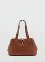 Bolso G Amazona Cuero Talla 99 Mujer Mango