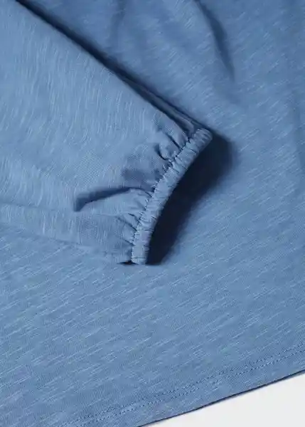 Camiseta Off Azul Talla 19 Mango Teen Girl Mango