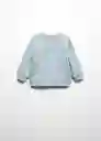 Sudadera Police Celeste Talla 67 Niños Mango