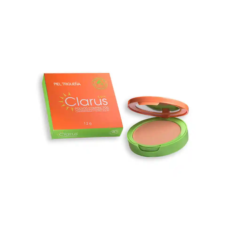 Clarus Cutis Polvo Compacto Piel TrigueñA