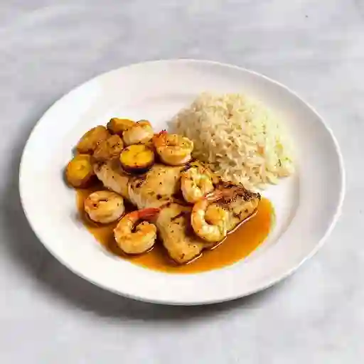 Trucha con Camarones