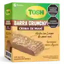 Tosh Barra Wafer Crema Maní Crunch 6 x 22 g 