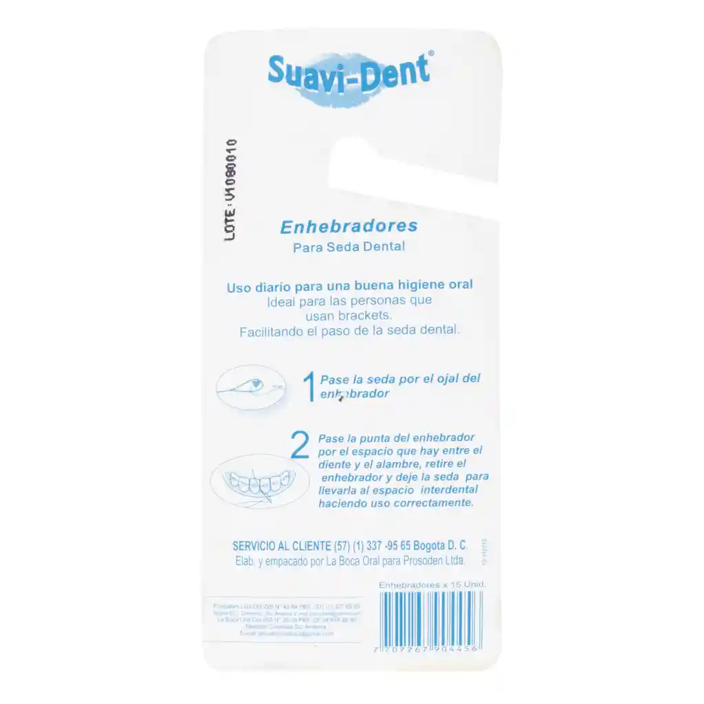Suavi-Dent Enhebradores para Seda Dental 