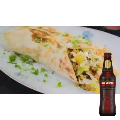 Combo Burro Clásico. +  Club col. Negra Bot. 330ml