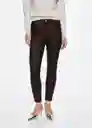 Jeans Isa Chocolate Talla 38 Mujer Mango