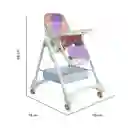 Silla Comedor Aquarella Rosado Bebesit Yy31xp