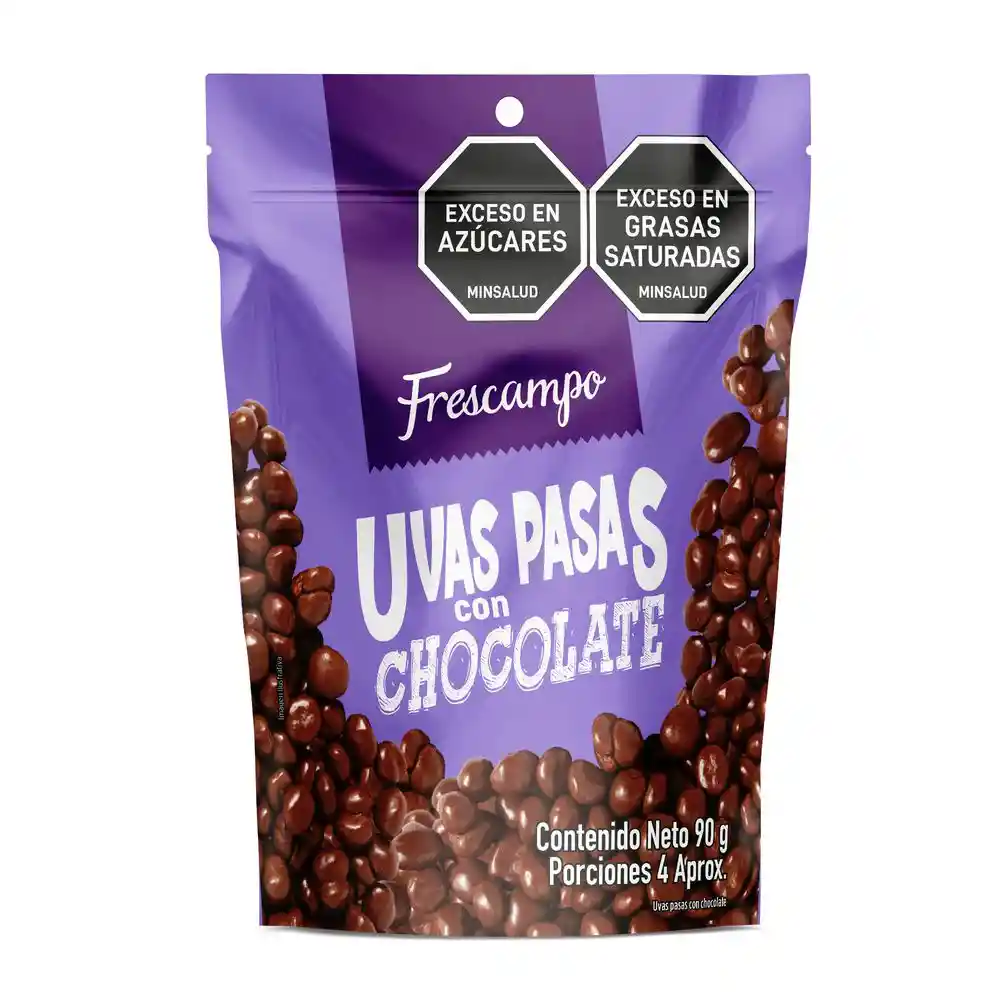 Uvas Pasas Frescampo Con Chocolate (90 Gr)