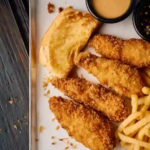 Combo Tender 4 Und con Gaseosa y Papas