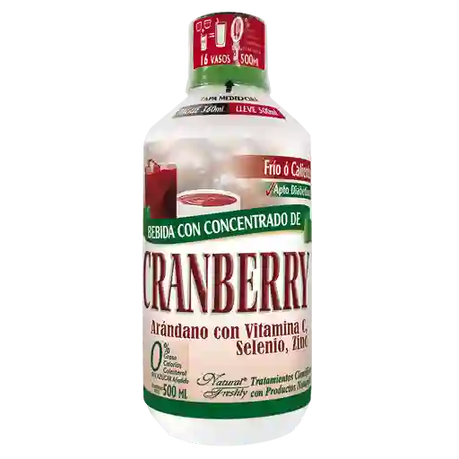 Natural Freshly Bebida Concentrado Funcional de Cranberry