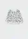 Sudadera Dots Offwhite Talla 66 Niñas Mango