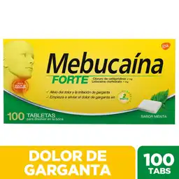 Mebucaína Alivio del Dolor de Garganta