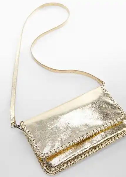 Bolso P Dorado Oro Talla 99 Niña Mango