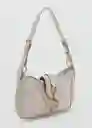 Bolso P Amazona Offwhite Talla 99 Mujer Mango