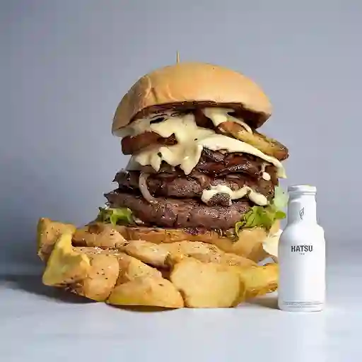 Combo Beburguer de la Casa + Te Hatsu Blanco 400 ml