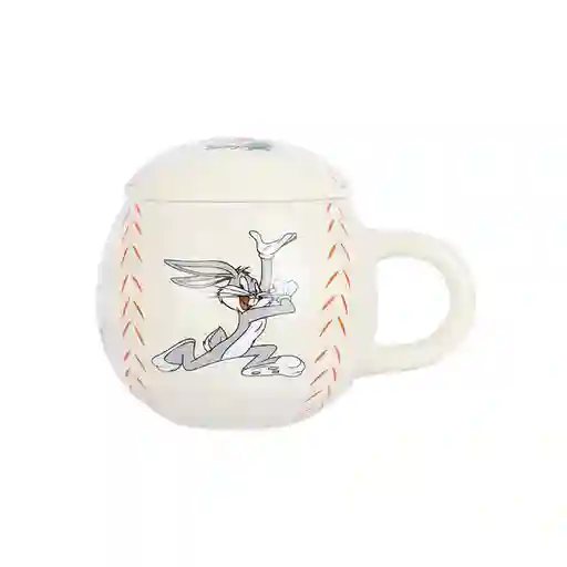 Taza Diseño de Béisbol Bugs Bunny Retro Style 340 mL Miniso
