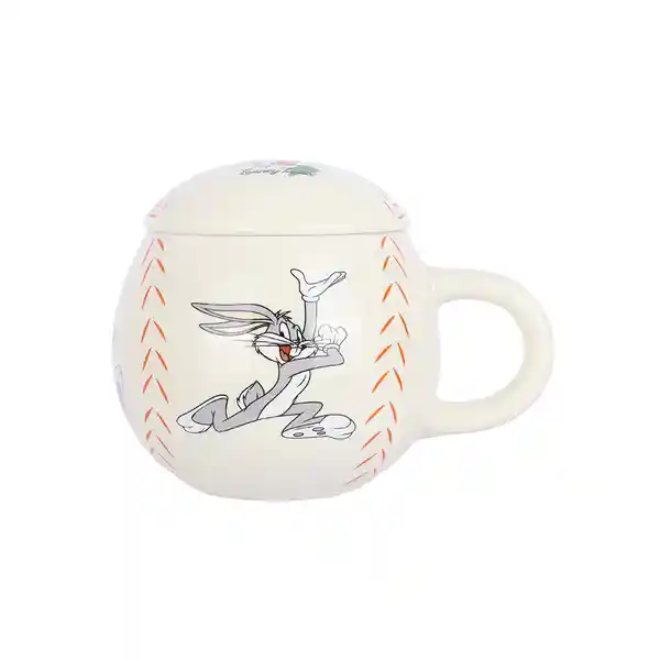 Taza Diseño de Béisbol Bugs Bunny Retro Style 340 mL Miniso
