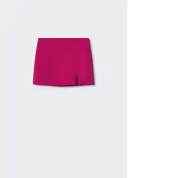 Falda Tina Fucsia Talla L Mujer Mango